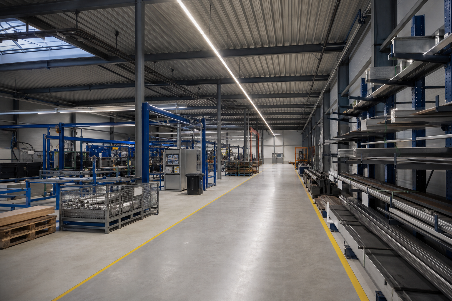 Lichtontwerp voor industrie